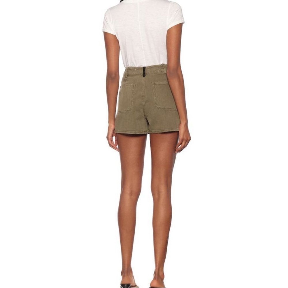 Rag & Bone Green Military Shorts - Picture 2 of 11